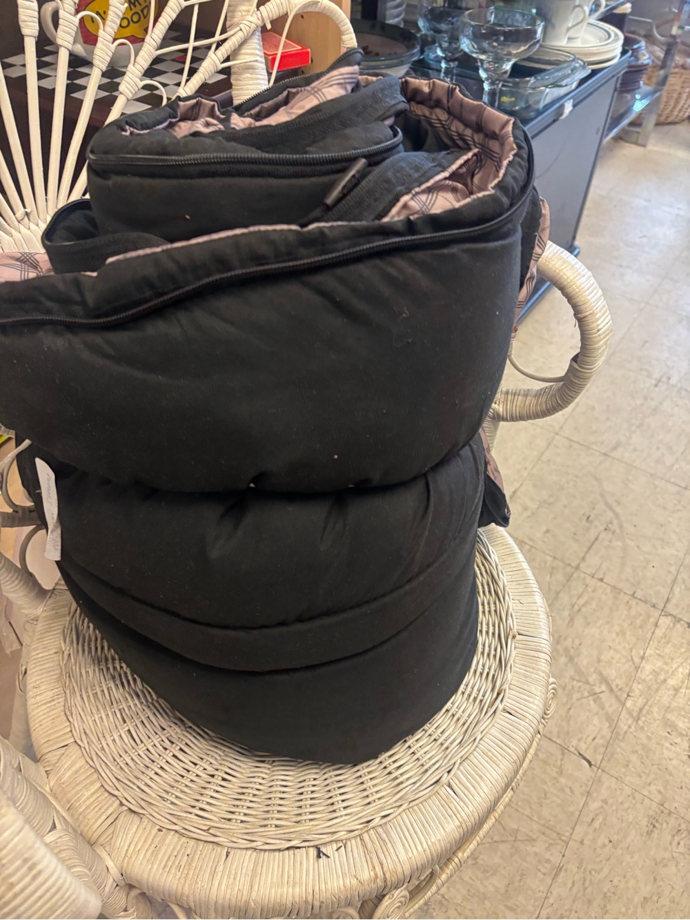 Vintage Coleman black sleeping bag